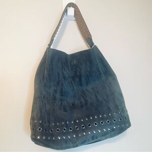 2 purses in 1- REVERSIBLE Sydney Love Dark Gray and Brown Tote